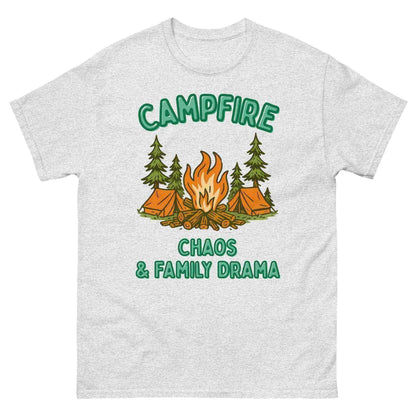 Campfire Chaos & Family Drama - Unisex Tee - Cady Creations