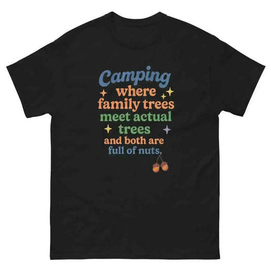 Camping Family Trees - Unisex Tee - Cady Creations