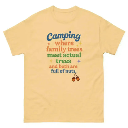 Camping Family Trees - Unisex Tee - Cady Creations