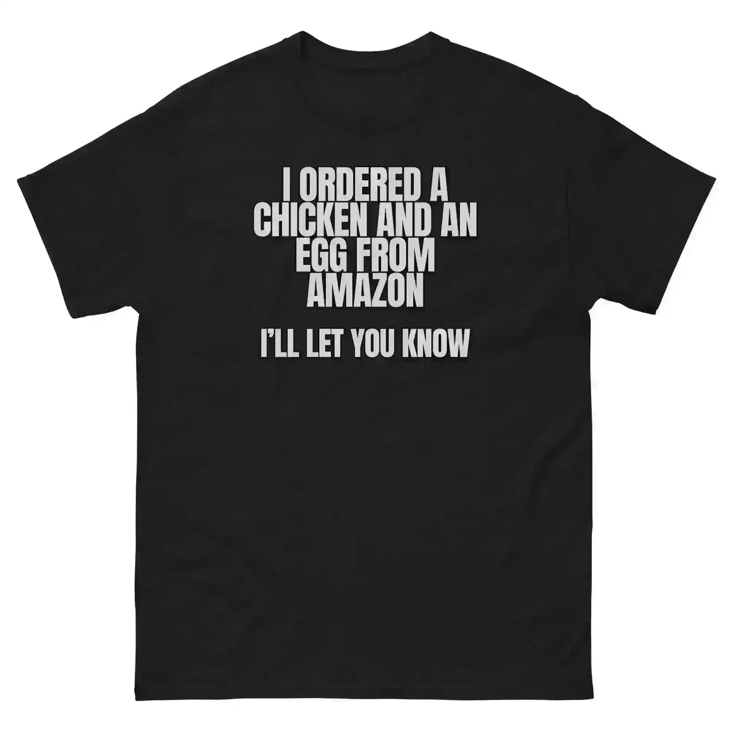 Chicken or Egg Amazon Dad Joke - Unisex Tee - Cady Creations