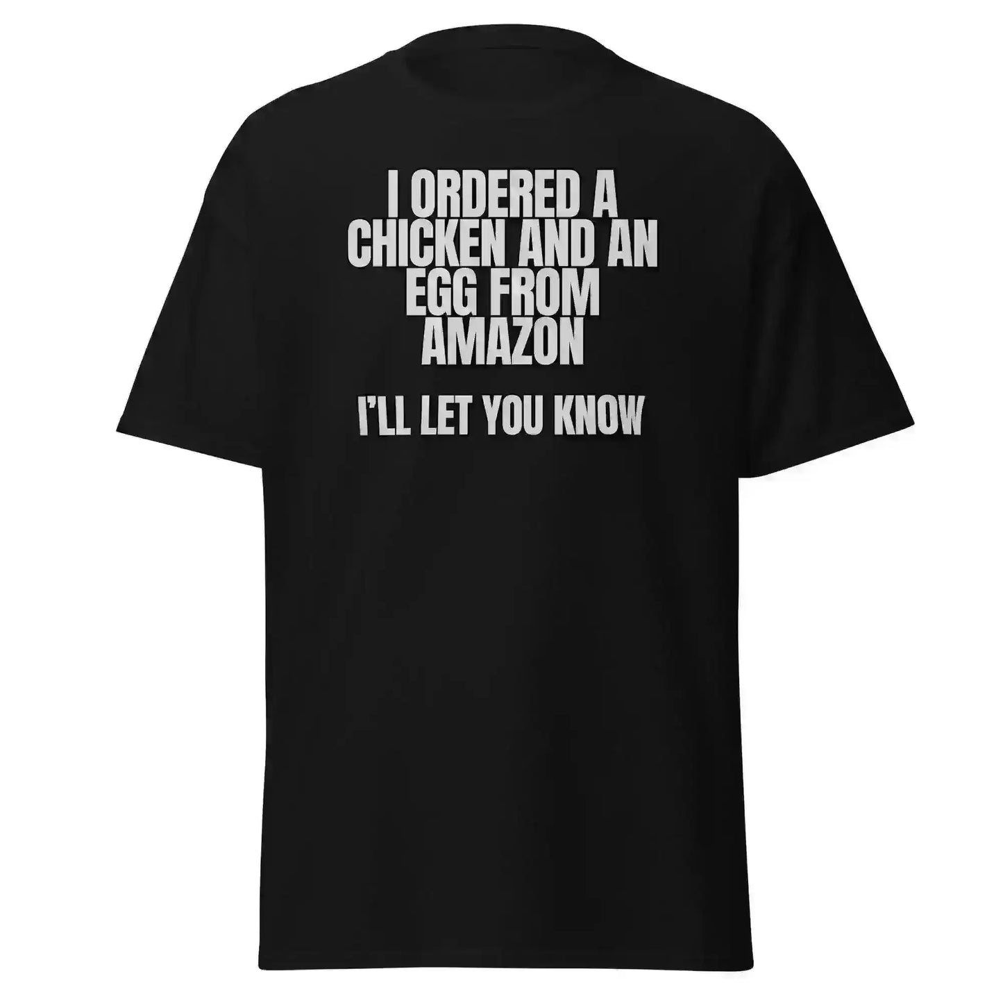 Chicken or Egg Amazon Dad Joke - Unisex Tee - Cady Creations
