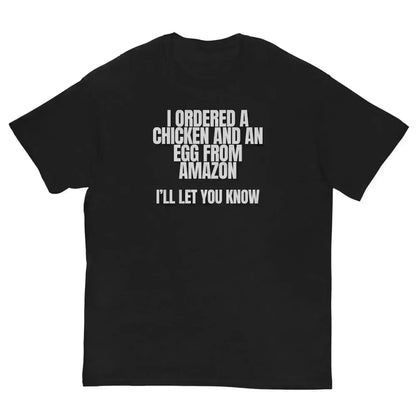 Chicken or Egg Amazon Dad Joke - Unisex Tee - Cady Creations