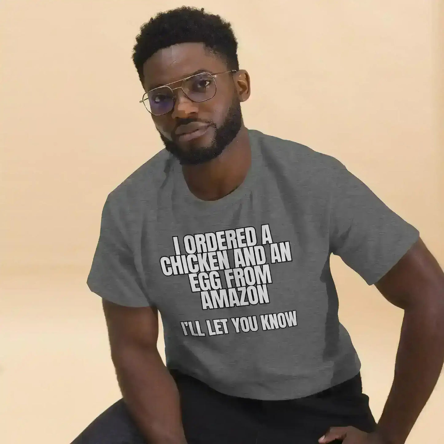Chicken or Egg Amazon Dad Joke - Unisex Tee - Cady Creations
