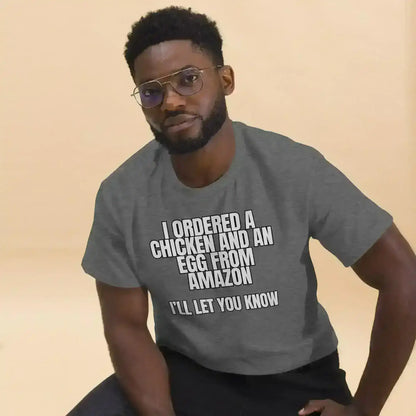 Chicken or Egg Amazon Dad Joke - Unisex Tee - Cady Creations