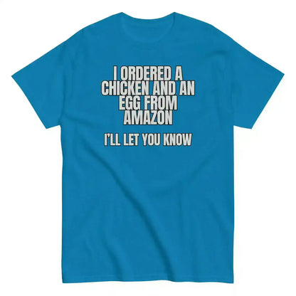 Chicken or Egg Amazon Dad Joke - Unisex Tee - Cady Creations