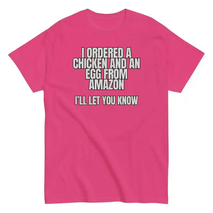 Chicken or Egg Amazon Dad Joke - Unisex Tee - Cady Creations