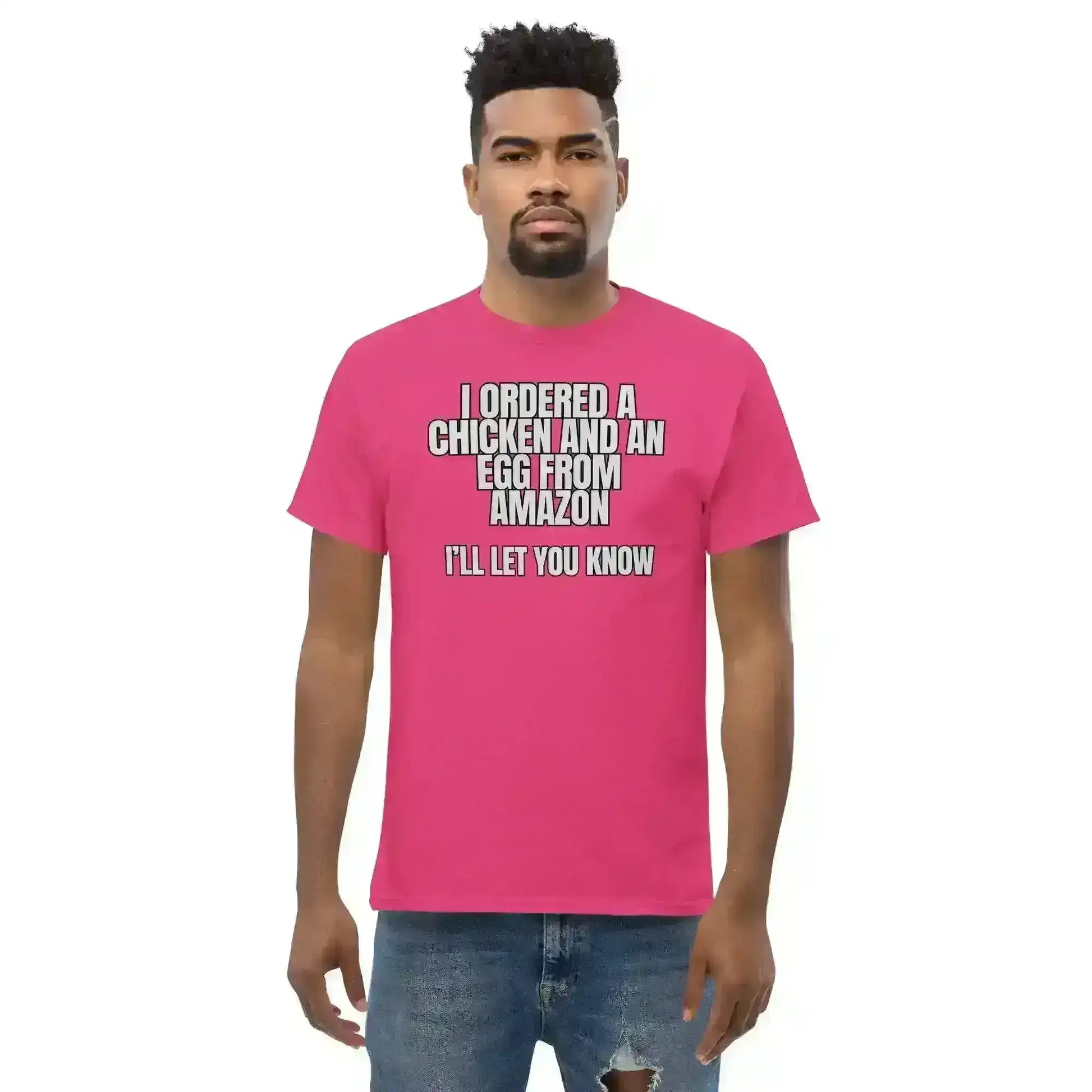 Chicken or Egg Amazon Dad Joke - Unisex Tee - Cady Creations