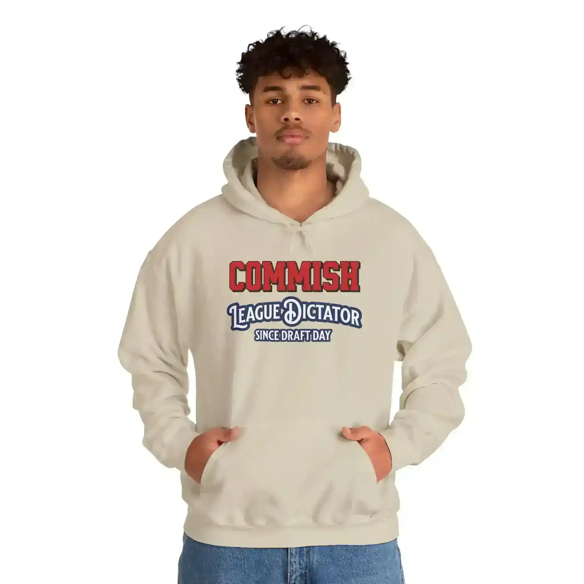 Commish League Dictator Since Draft Day Pullover Hoodie - Fantasy Football Humor - Cady Creations