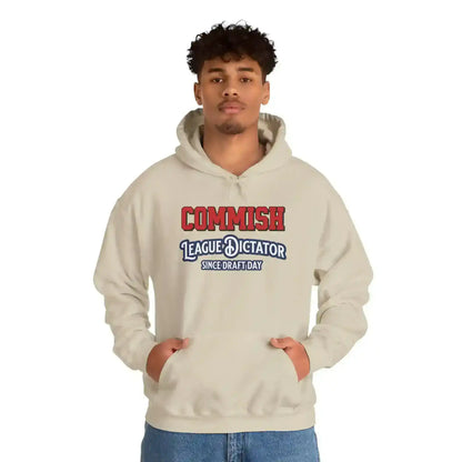 Commish League Dictator Since Draft Day Pullover Hoodie - Fantasy Football Humor - Cady Creations