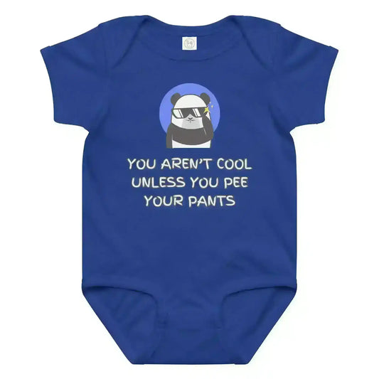 Cool Panda Pee Pants - Baby Onesie - Cady Creations