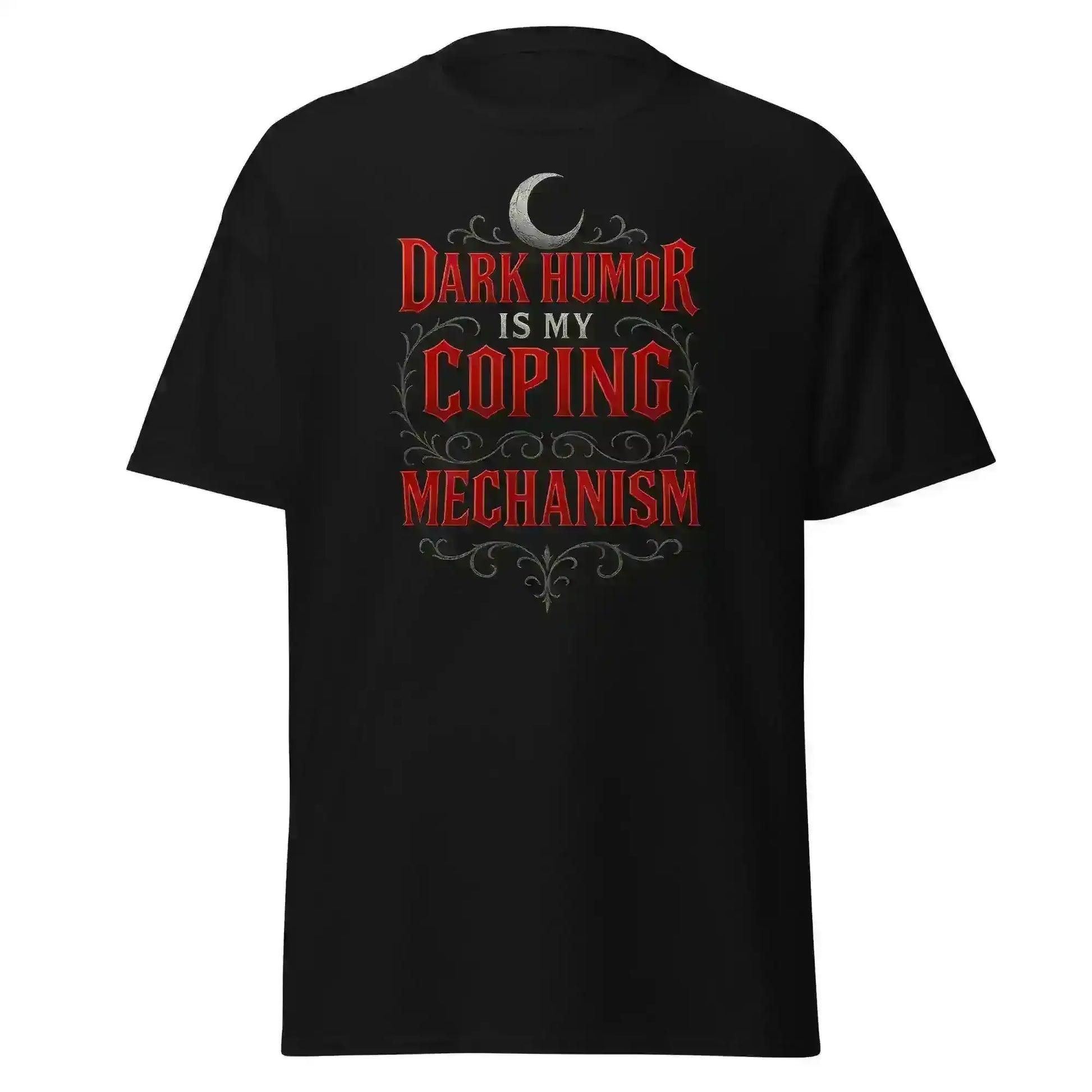 Dark Humor Is My Coping Mechanism Unisex Tee - Spooky Season No Filter Humor - Cady Creations