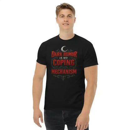 Dark Humor Is My Coping Mechanism Unisex Tee - Spooky Season No Filter Humor - Cady Creations