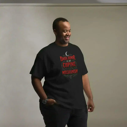 Dark Humor Is My Coping Mechanism Unisex Tee - Spooky Season No Filter Humor - Cady Creations