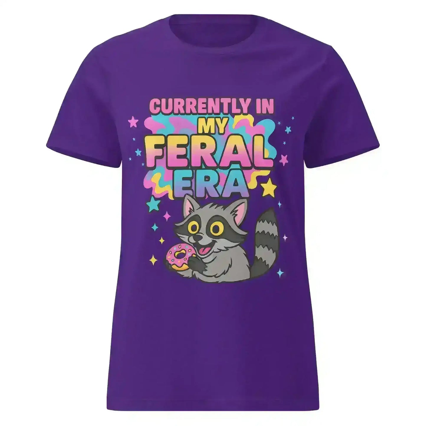 Currently In My Feral Era - Fitted Tee - Cady Creations