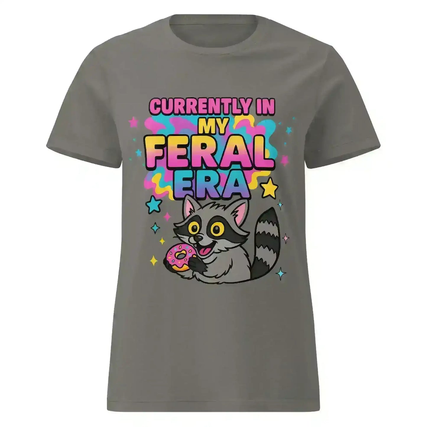 Currently In My Feral Era - Fitted Tee - Cady Creations