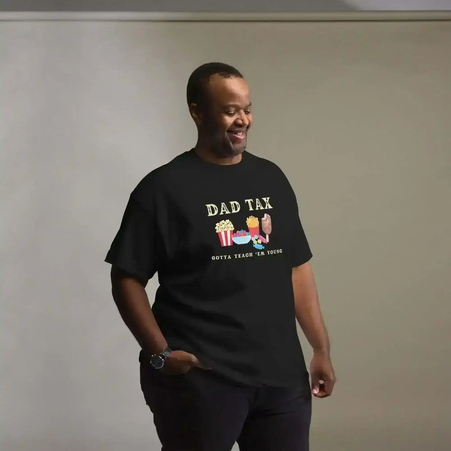 Dad Tax - Gotta Teach Em Young Unisex Graphic Tee - Cady Creations