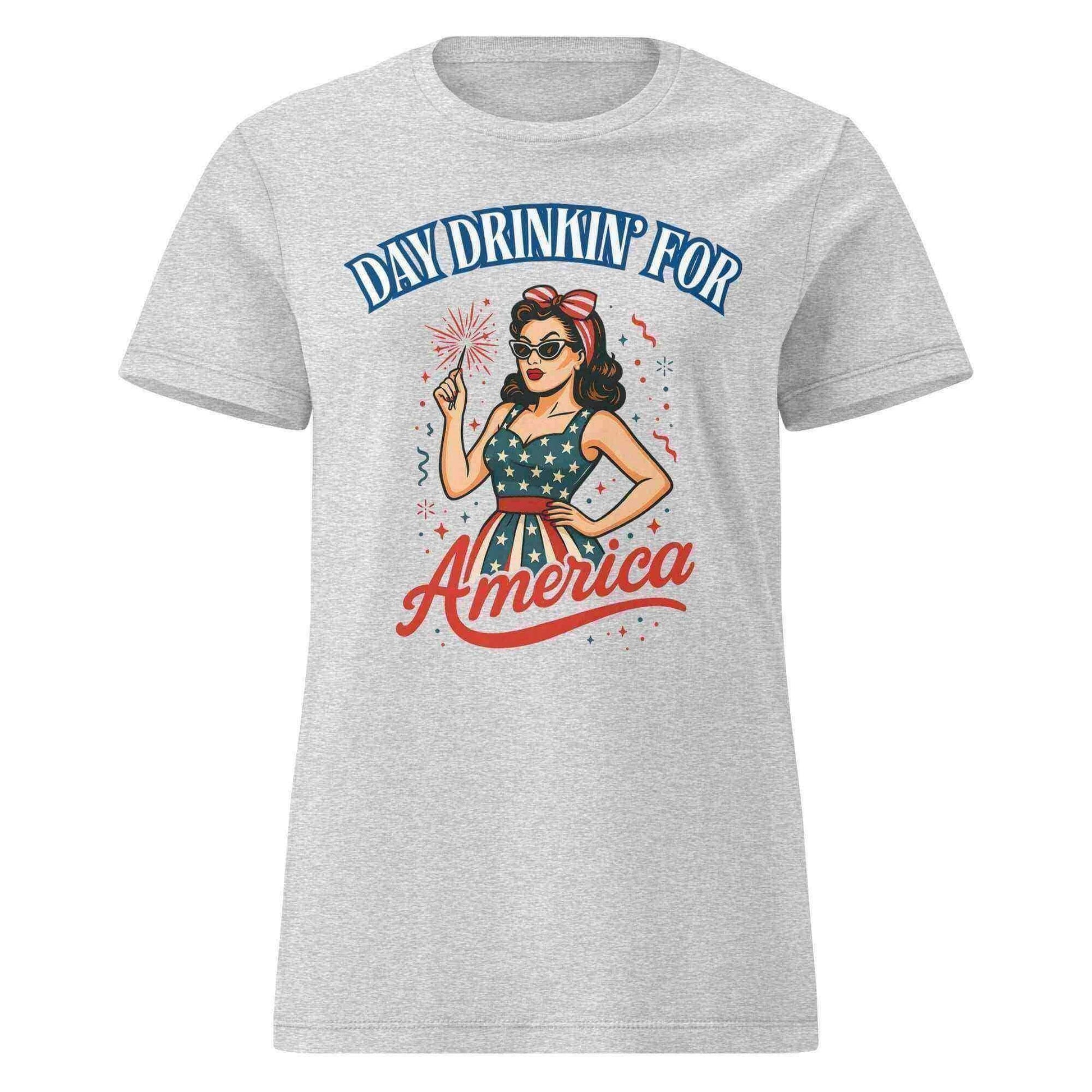 Day Drinkin' For America - Fitted Tee - Cady Creations