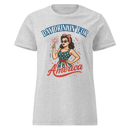 Day Drinkin' For America - Fitted Tee - Cady Creations