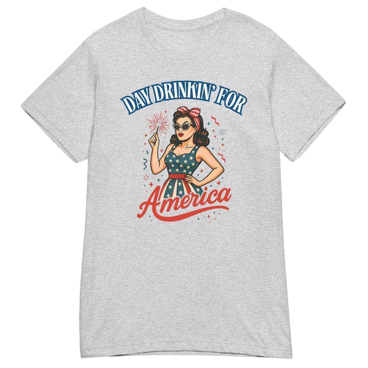 Day Drinkin' For America - Fitted Tee - Cady Creations