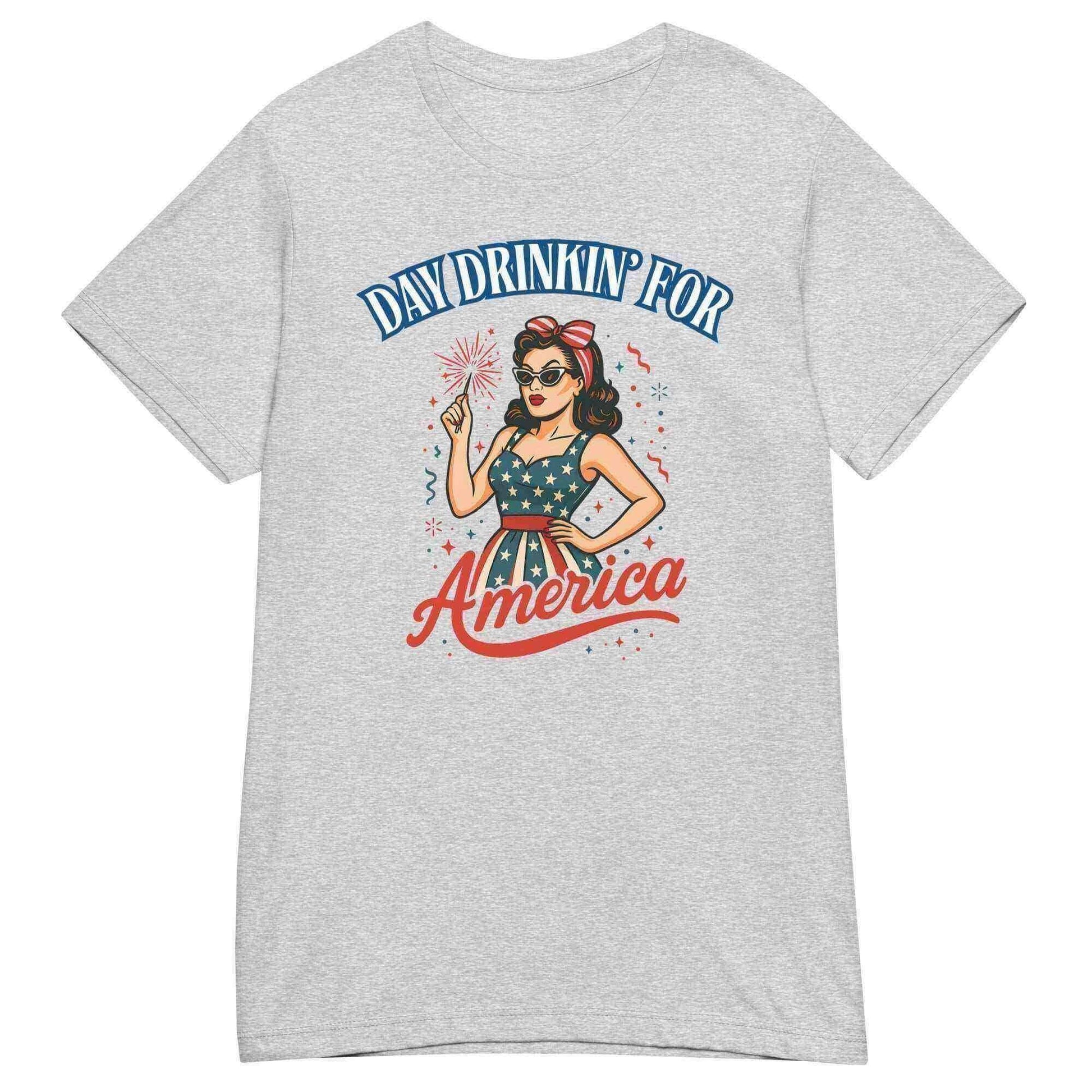 Day Drinkin' For America - Fitted Tee - Cady Creations