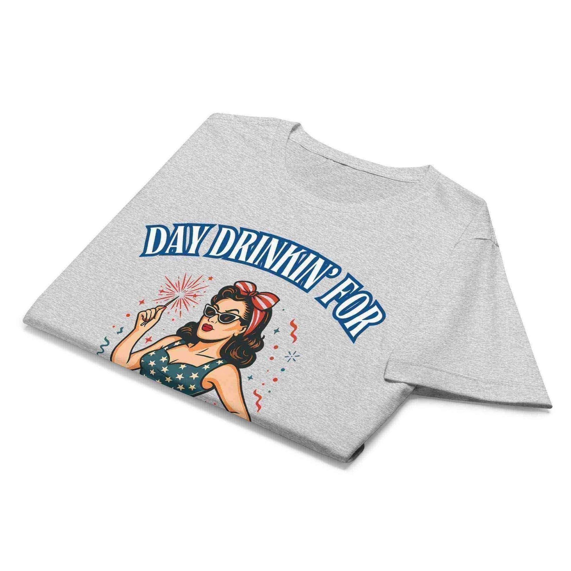 Day Drinkin' For America - Fitted Tee - Cady Creations