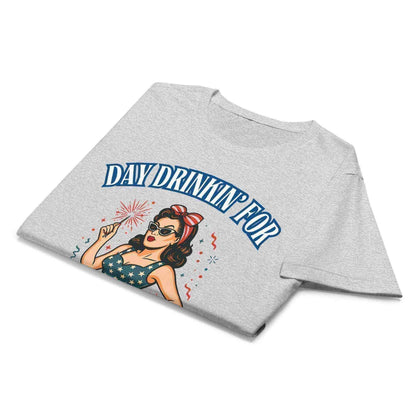 Day Drinkin' For America - Fitted Tee - Cady Creations