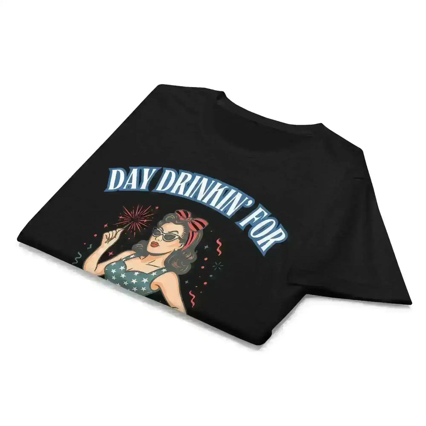 Day Drinkin' For America - Fitted Tee - Cady Creations