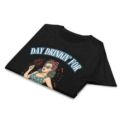 Day Drinkin' For America - Fitted Tee - Cady Creations