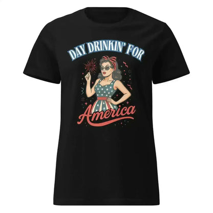 Day Drinkin' For America - Fitted Tee - Cady Creations