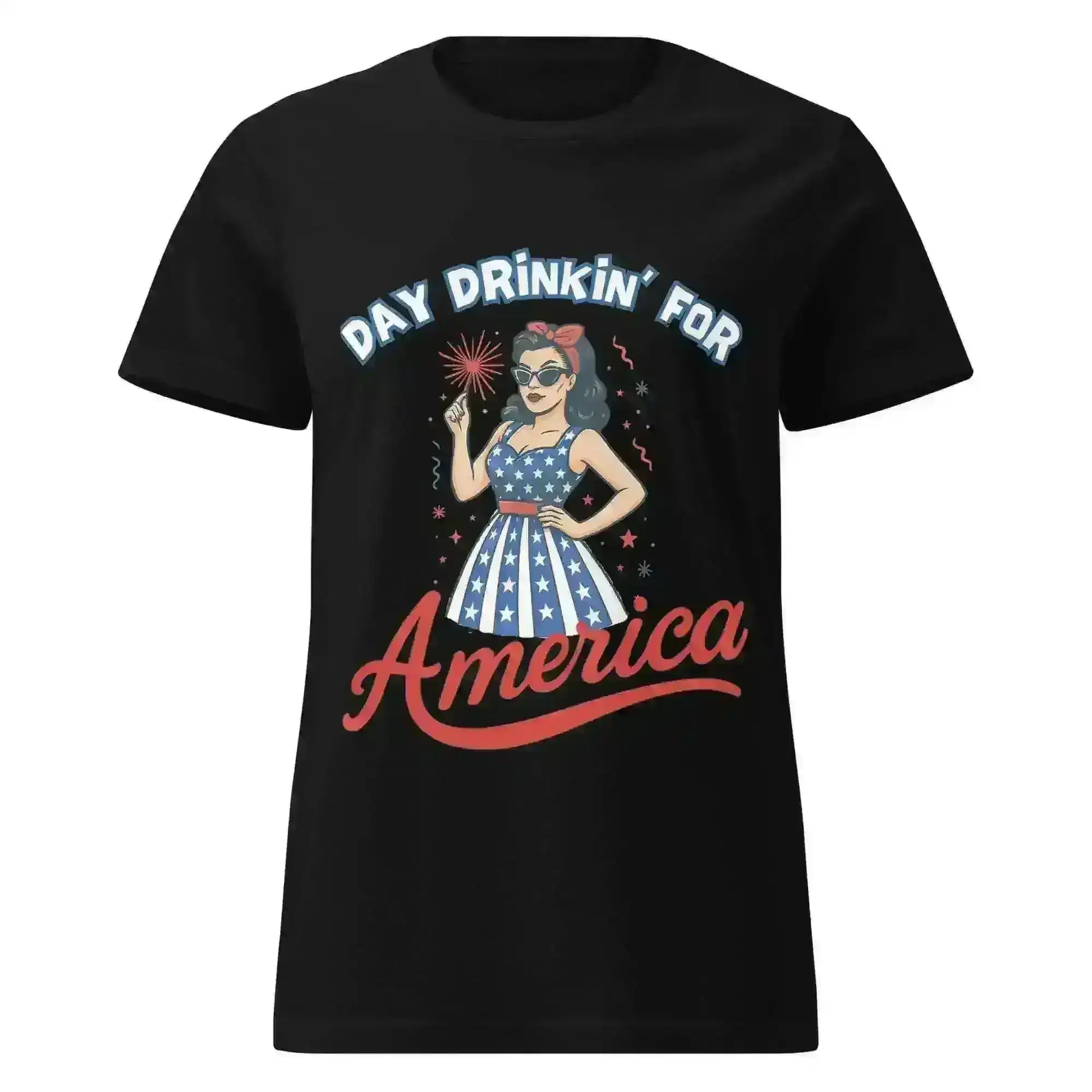 Day Drinkin' For America - Fitted Tee - Cady Creations