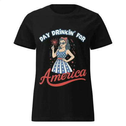 Day Drinkin' For America - Fitted Tee - Cady Creations