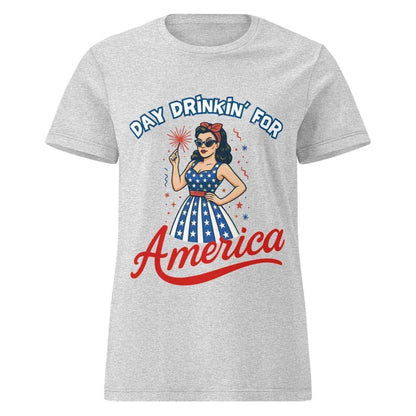 Day Drinkin' For America - Fitted Tee - Cady Creations