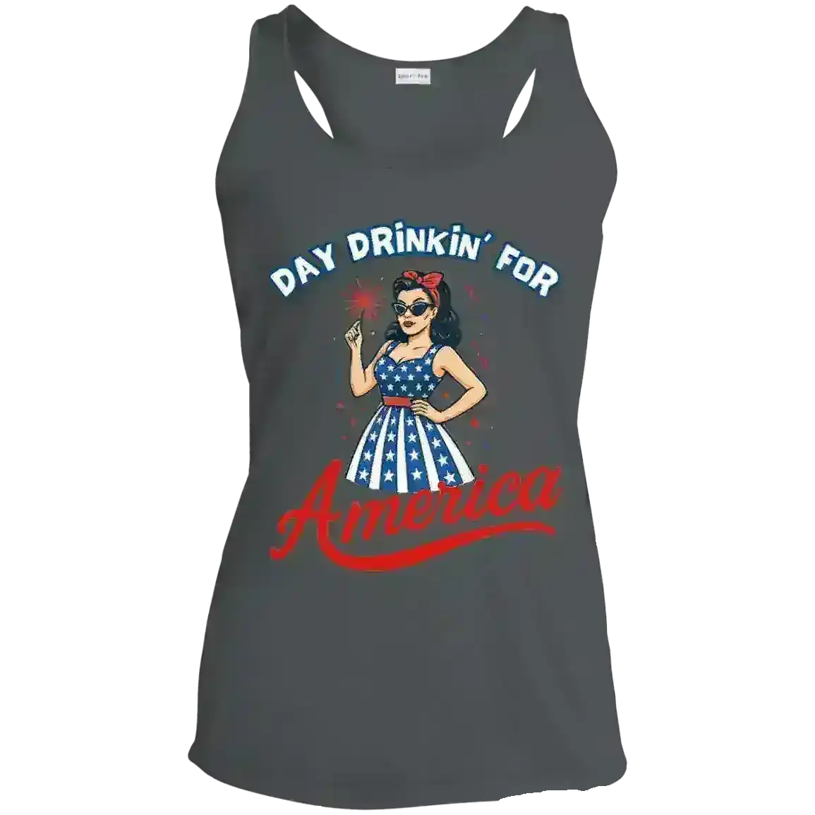 Day Drinkin' For America - Racerback Tank - Cady Creations
