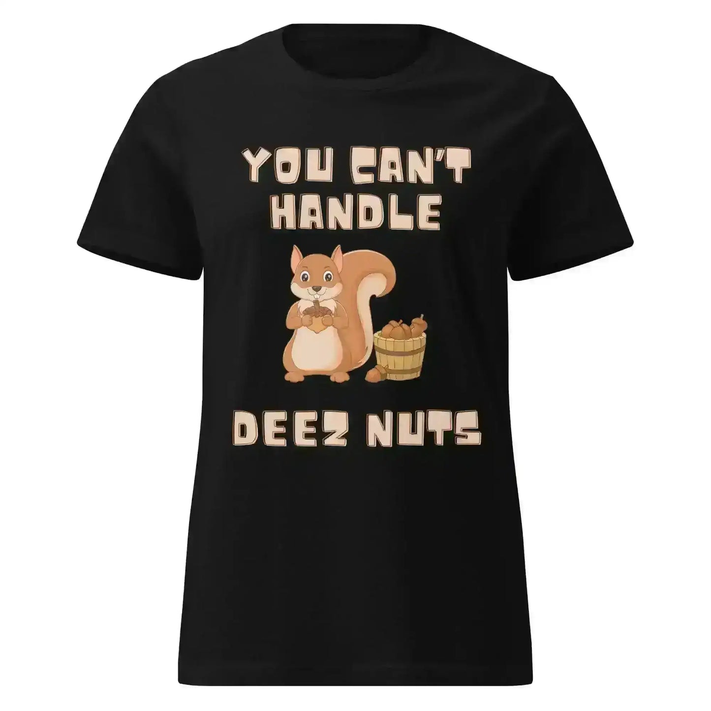 Deez Nuts Squirrel - Fitted Tee - Cady Creations
