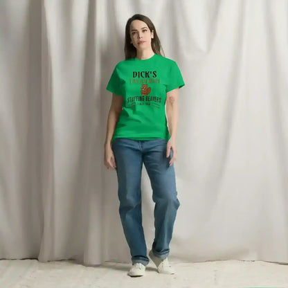 Dick's Taxidermy Stuffing Beavers Since 1969 Unisex Tee - Wit & Whimsy Humor - Cady Creations
