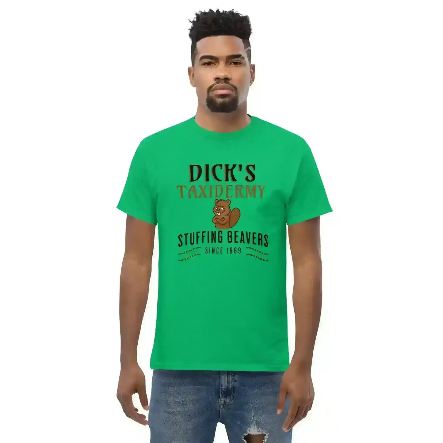 Dick's Taxidermy Stuffing Beavers Since 1969 Unisex Tee - Wit & Whimsy Humor - Cady Creations