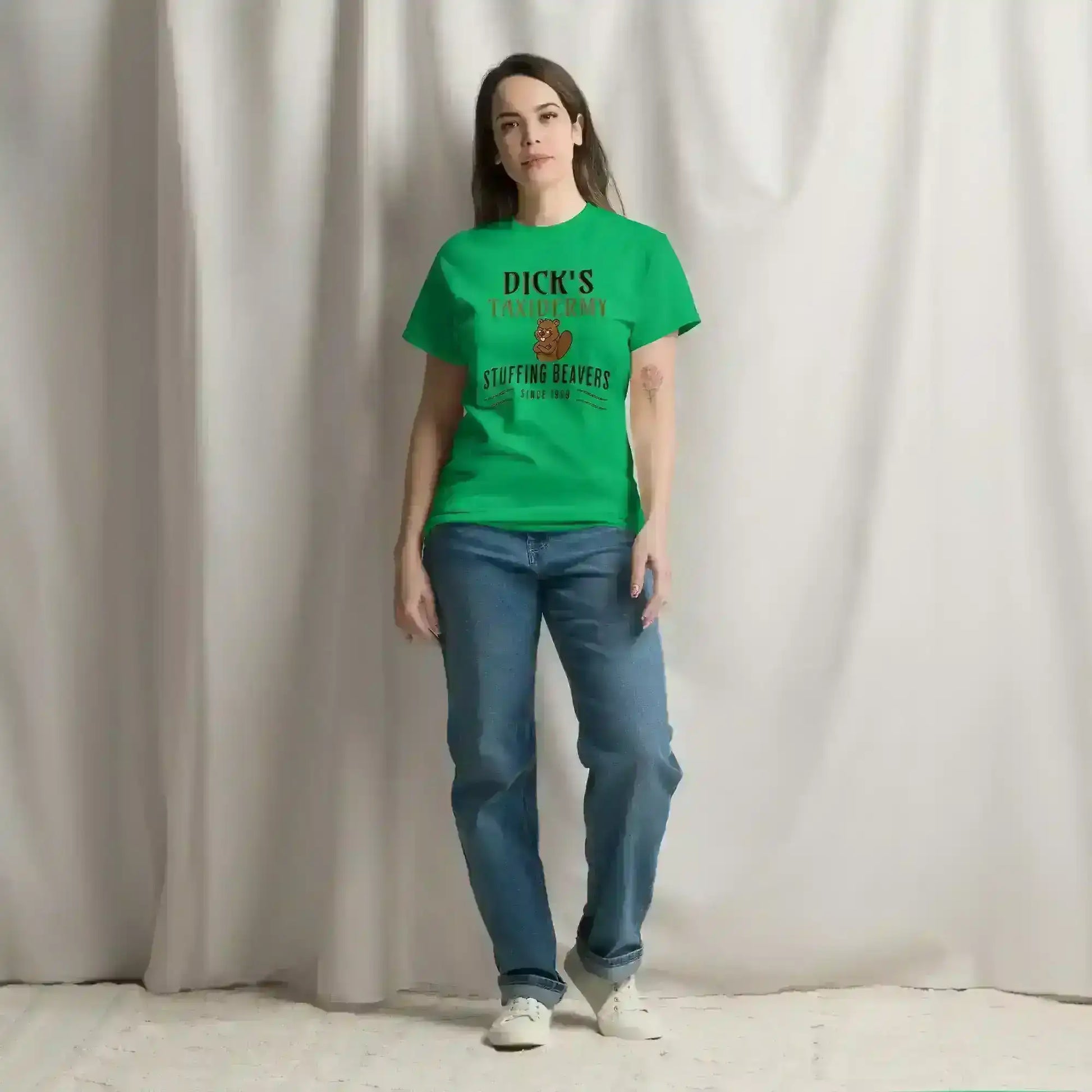 Dick's Taxidermy Stuffing Beavers Since 1969 Unisex Tee - Wit & Whimsy Humor - Cady Creations