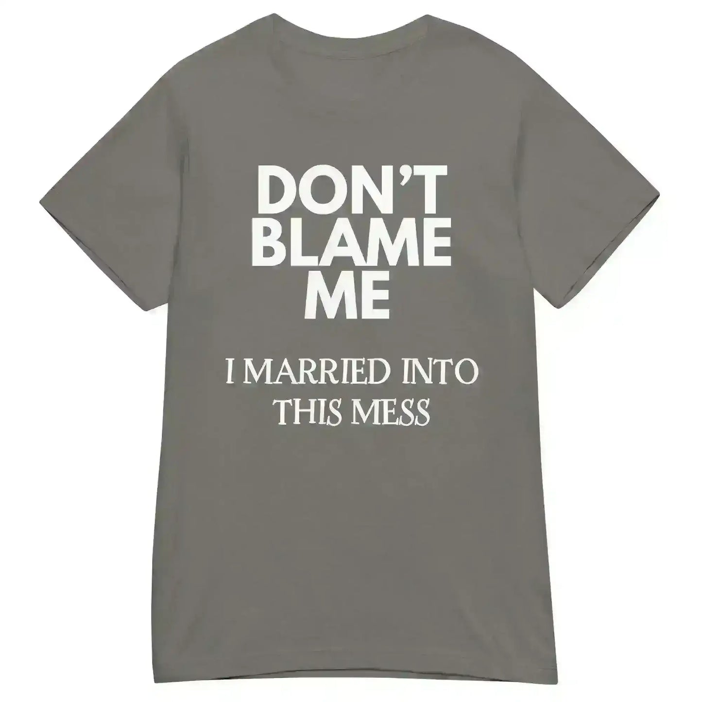 Don't Blame Me - Fitted Tee - Cady Creations