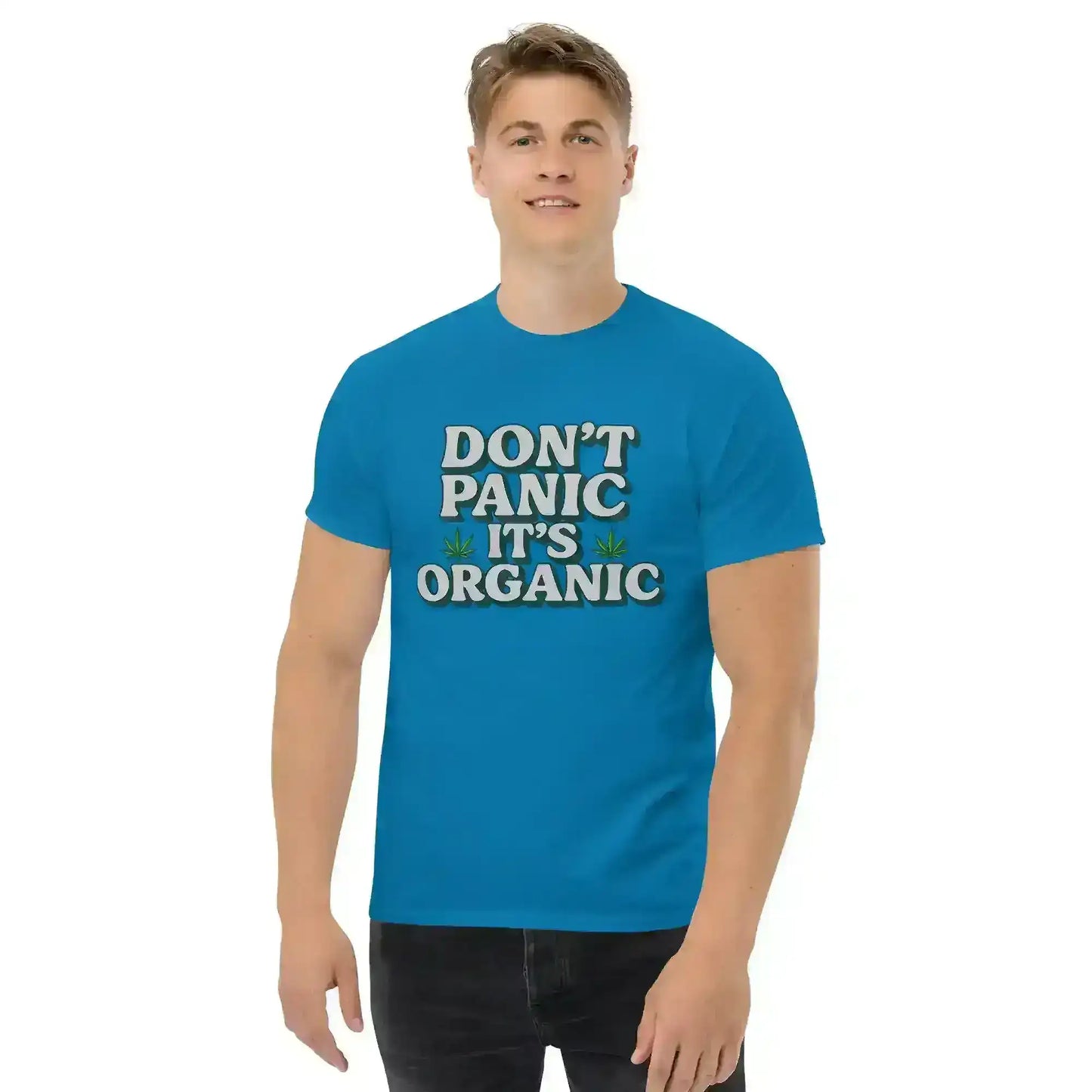Don't Panic It's Organic Unisex Tee - Cady Creations