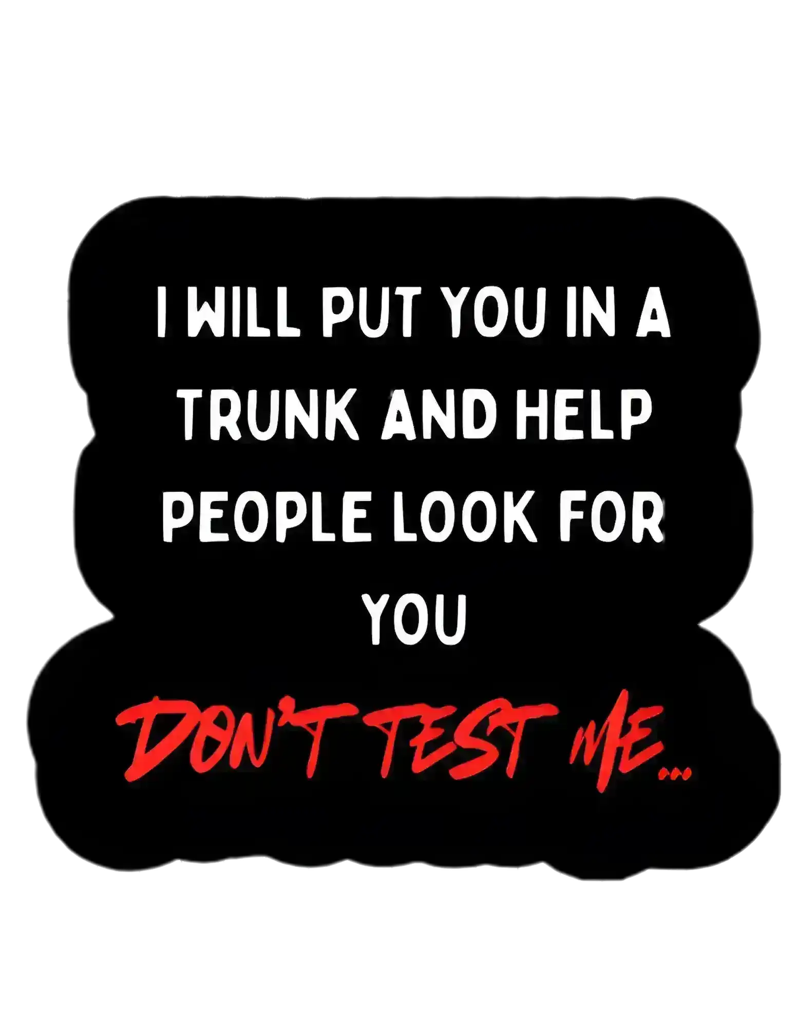  Don’t Test Me - Premium Vinyl Sticker - Cady Creations