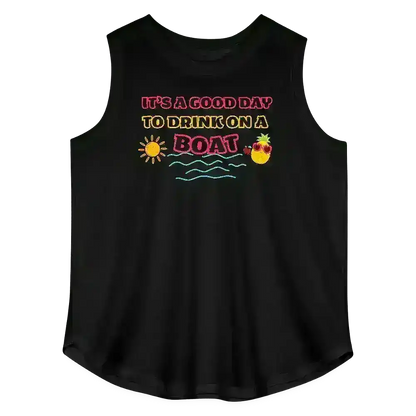 Drink On A Boat - Curvy Tank - Cady Creations