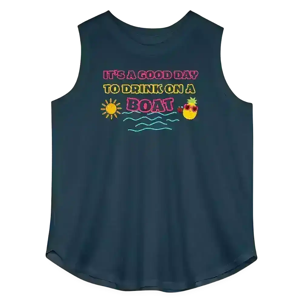 Drink On A Boat - Curvy Tank - Cady Creations