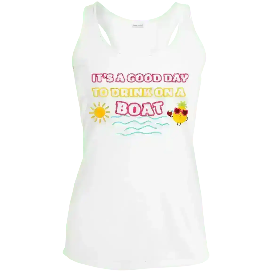 Drink On A Boat - Racerback Tank - Cady Creations