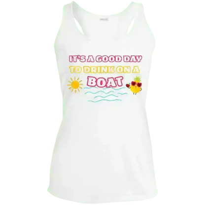 Drink On A Boat - Racerback Tank - Cady Creations