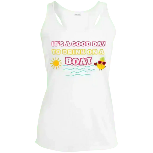 Drink On A Boat - Racerback Tank - Cady Creations