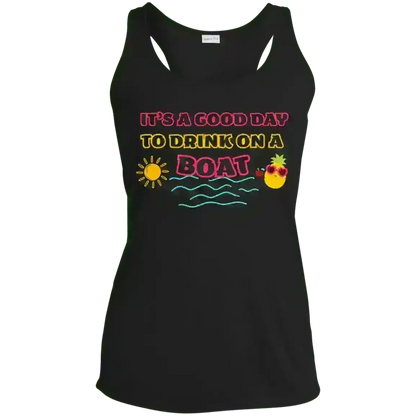 Drink On A Boat - Racerback Tank - Cady Creations