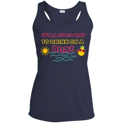 Drink On A Boat - Racerback Tank - Cady Creations
