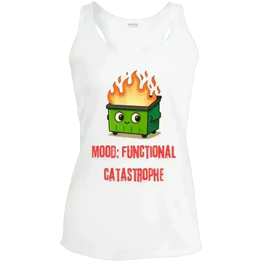 Dumpster Fire - Racerback Tank - Cady Creations