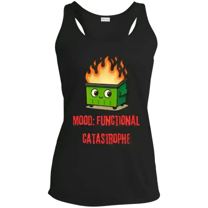 Dumpster Fire - Racerback Tank - Cady Creations
