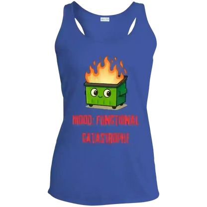 Dumpster Fire - Racerback Tank - Cady Creations
